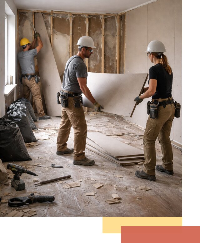 Демонтаж стеновых панелей в Красном Сулине быстро и аккуратно