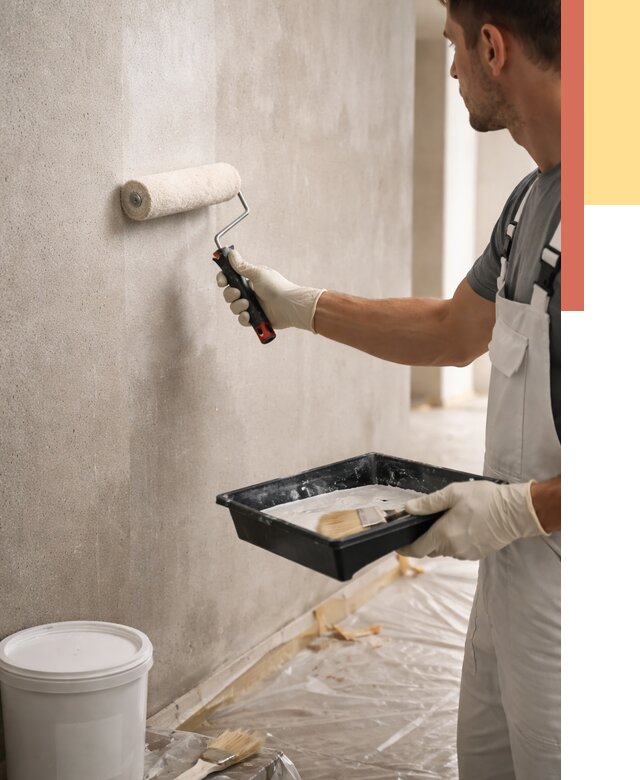 Грунтовка стен в Красном Сулине от 2245 руб. м2 — быстро, недорого, с материалом | ОТДЕЛОЧНИК-Крл