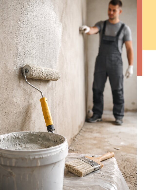 Нанесение бетоноконтакта на стены в Красном Сулине от 4287 руб. быстро и недорого | ОТДЕЛОЧНИК-Крл