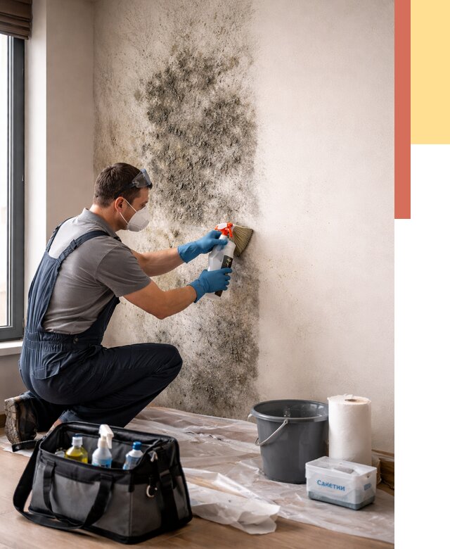 Удаление плесени со стен в Красном Сулине от 2194 руб. — быстро и недорого | ОТДЕЛОЧНИК-Крл