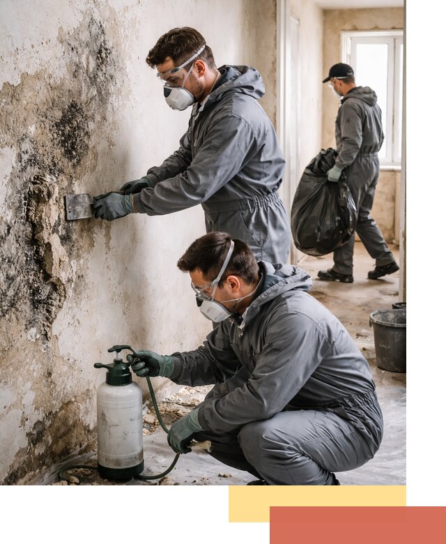 Удаление плесени со стен профессионально в Красном Сулине