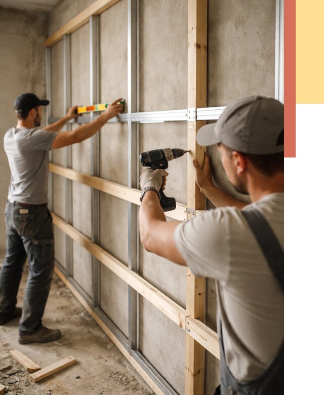 Устройство обрешетки под панели в Красном Сулине от 2143 руб. — монтаж под ключ | ОТДЕЛОЧНИК-Крл