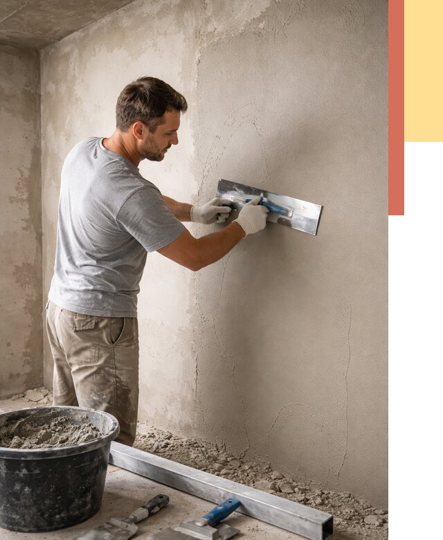 Штукатурка стен без маяков в Красном Сулине от 7348 руб/м2 — услуги и цена | ОТДЕЛОЧНИК-Крл