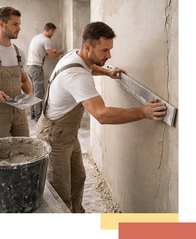 Штукатурка стен без маяков в Красном Сулине быстро и качественно