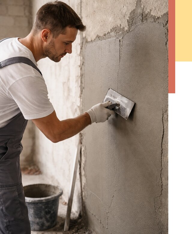 Штукатурка стен под плитку в Красном Сулине от 4287 руб./м2 — выравнивание под плитку | ОТДЕЛОЧНИК-Крл