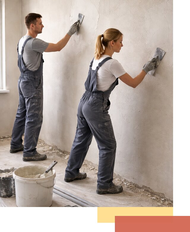 Штукатурка стен под обои в Красном Сулине профессионально и быстро