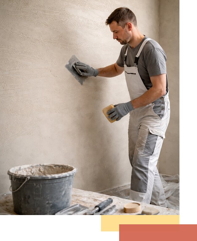 Декоративная штукатурка травертин в Красном Сулине для стен и потолков