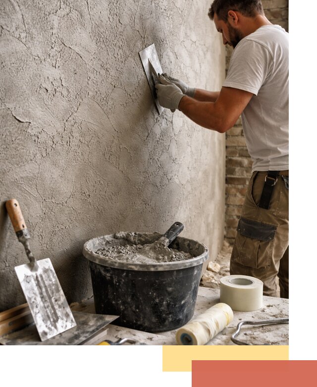 Декоративная штукатурка лофт в Красном Сулине — отделка стен и потолков