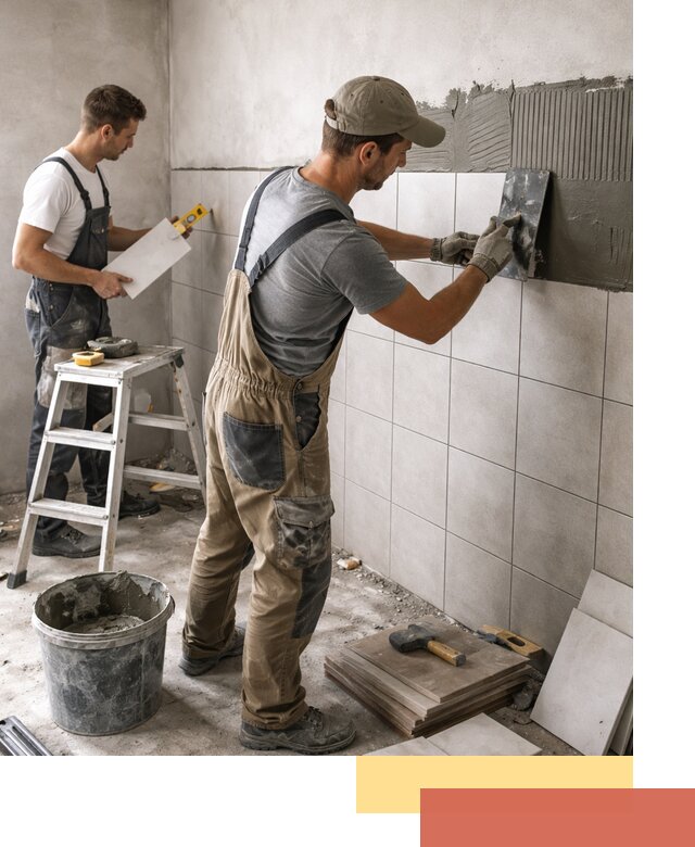 Укладка плитки на стены в Красном Сулине профессионально и надежно