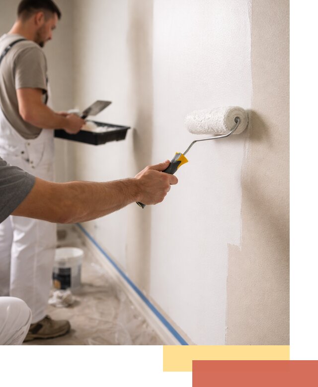 Покраска стен акриловой краской профессионально в Красном Сулине