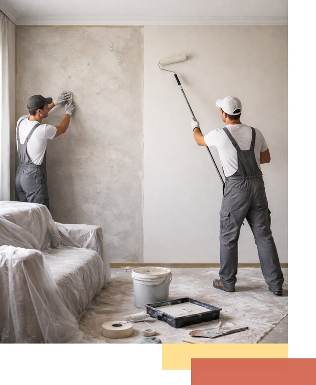 Покраска стен антивандальной краской в Красном Сулине