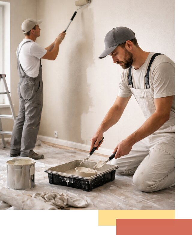 Покраска стен в квартире в Красном Сулине — профессионально и аккуратно