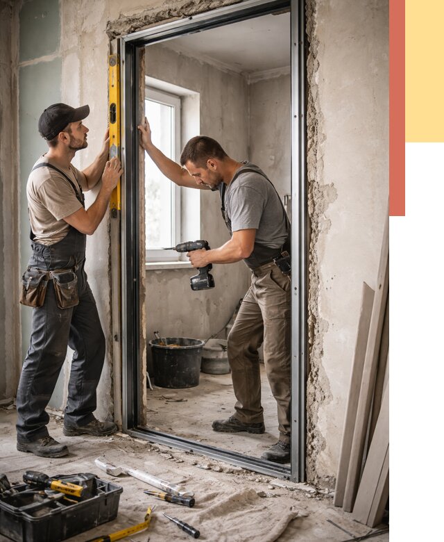 Закладка дверного проема в Красном Сулине от 3572 руб. — быстро и недорого | ОТДЕЛОЧНИК-Крл