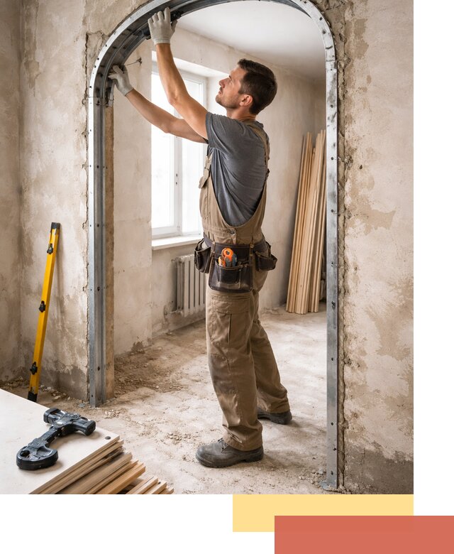 Устройство арочного проема в Красном Сулине под ключ