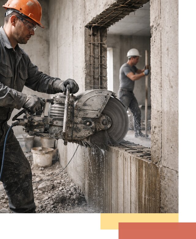 Алмазная резка проемов в Красном Сулине быстро и точно