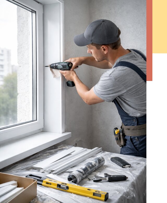 Установка пластиковых откосов в Красном Сулине от 2296 руб. | ОТДЕЛОЧНИК-Крл монтаж, быстро и недорого