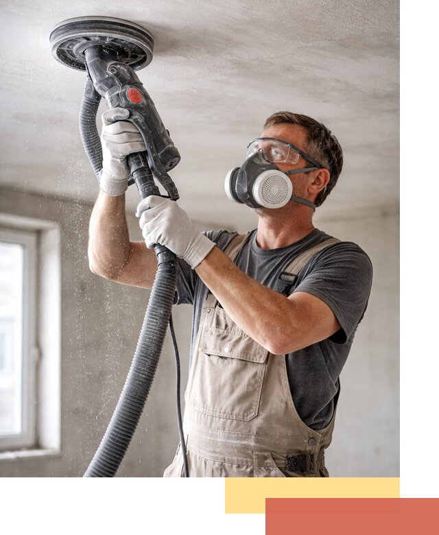 Шлифовка потолка в Красном Сулине — качественная подготовка под отделку