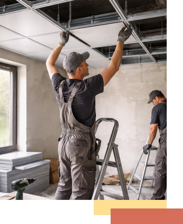 Монтаж кассетного потолка в Красном Сулине качественно и быстро