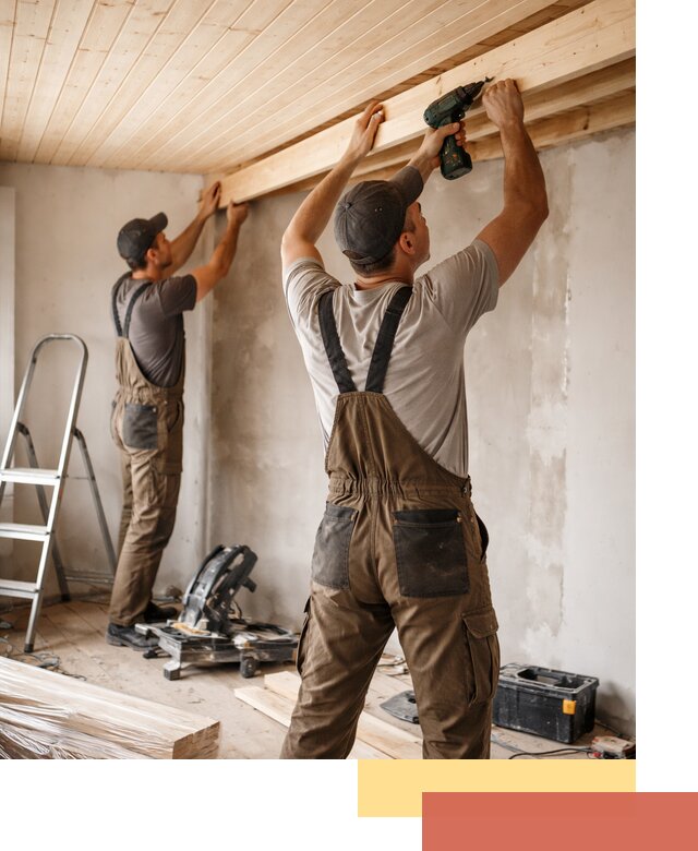 Монтаж потолка из вагонки в Красном Сулине профессионально и аккуратно