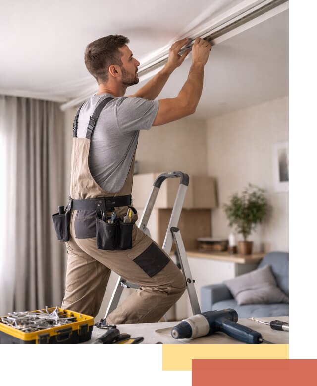 Ремонт натяжных потолков в Красном Сулине — качественно и оперативно