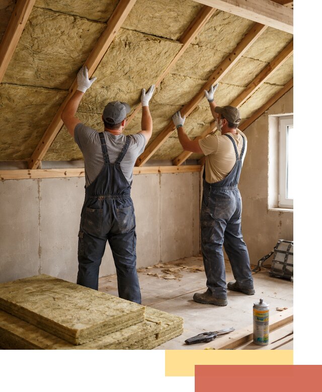 Утепление потолка минеральной ватой в Красном Сулине