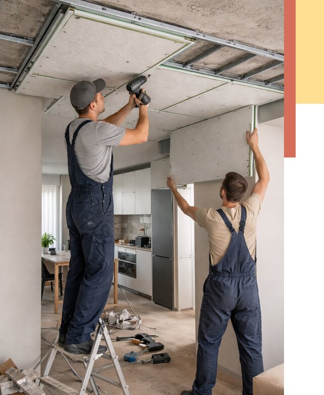 Шумоизоляция потолка панелями зипс в Красном Сулине от 1888 руб. под ключ | ОТДЕЛОЧНИК-Крл